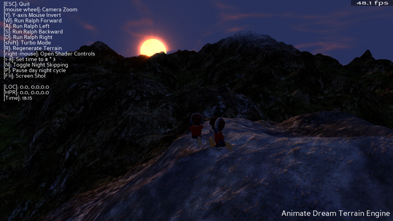 Sunset on the Mountain